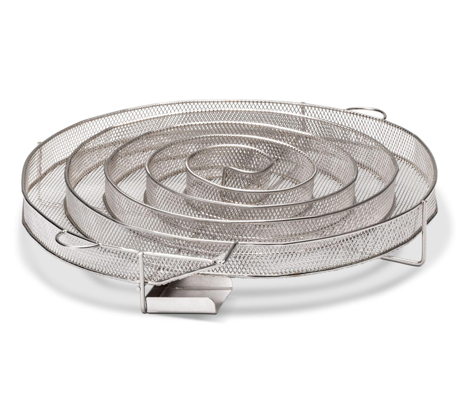Grillfürst Kaltrauchgenerator - Rauchschnecke aus Edelstahl, runder Kaltraucherzeuger für Gas- und Kohlegrill sowie Räucherofen, XXL ø 31 cm