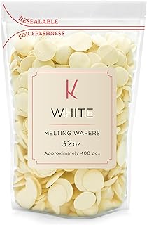 K Chocolate Melting Wafers Bulk Perfect For Dipping, Deserts, Baking And More (2 Pound, White)