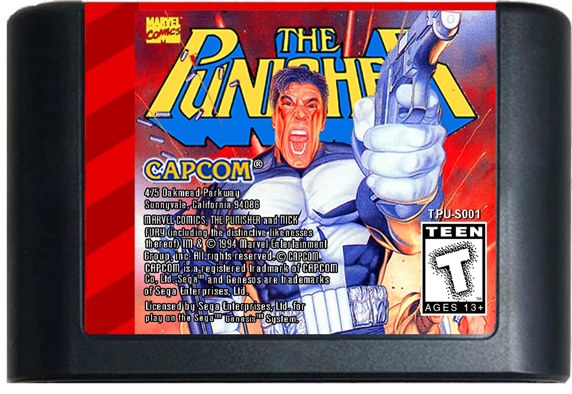 Amazon.com: The Punisher (Sega Genesis) – Reproduction Video Game 