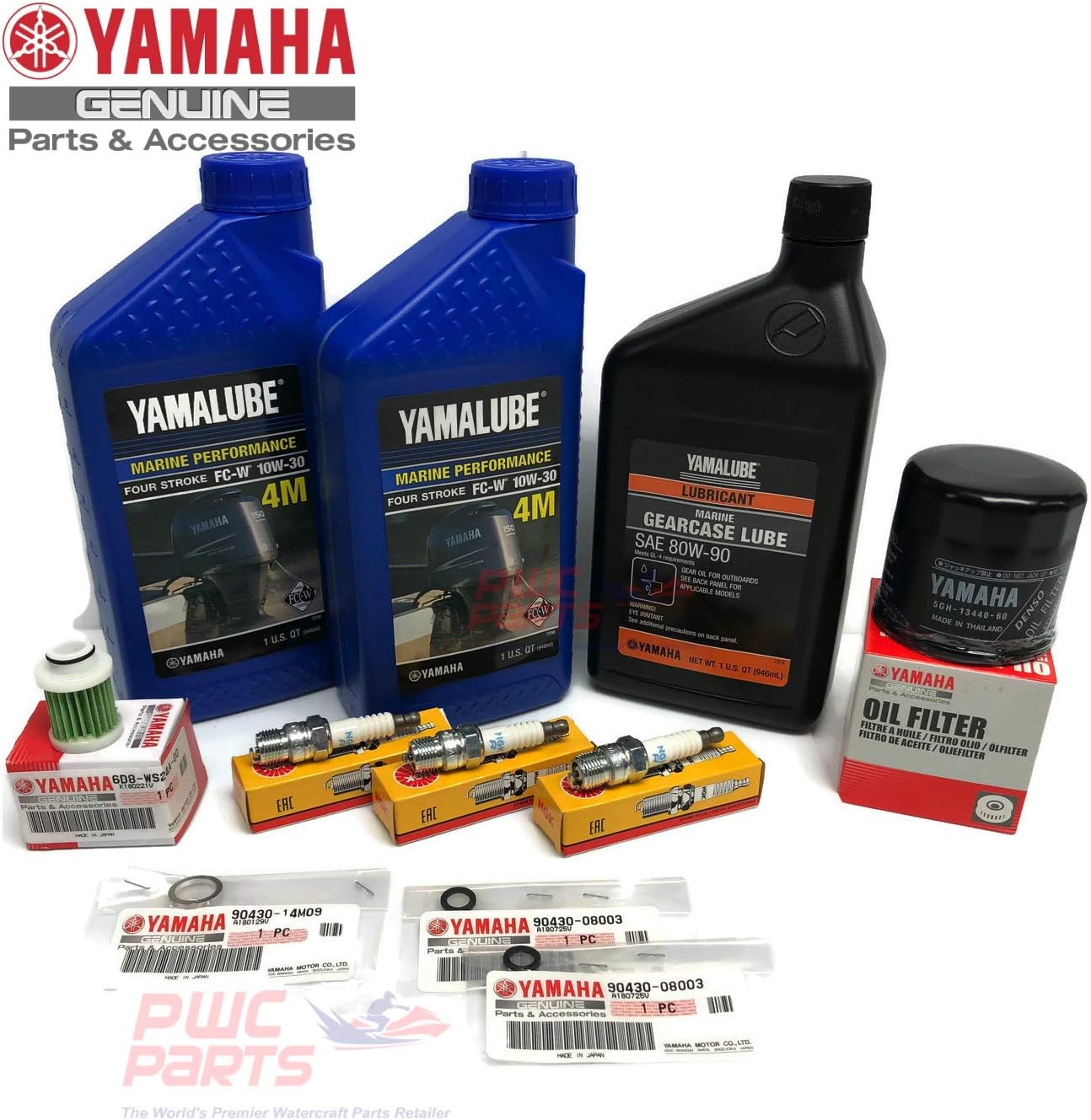 YAMAHA 2009+ F40A Outboard Oil Change 10W30 FC 4M Lower