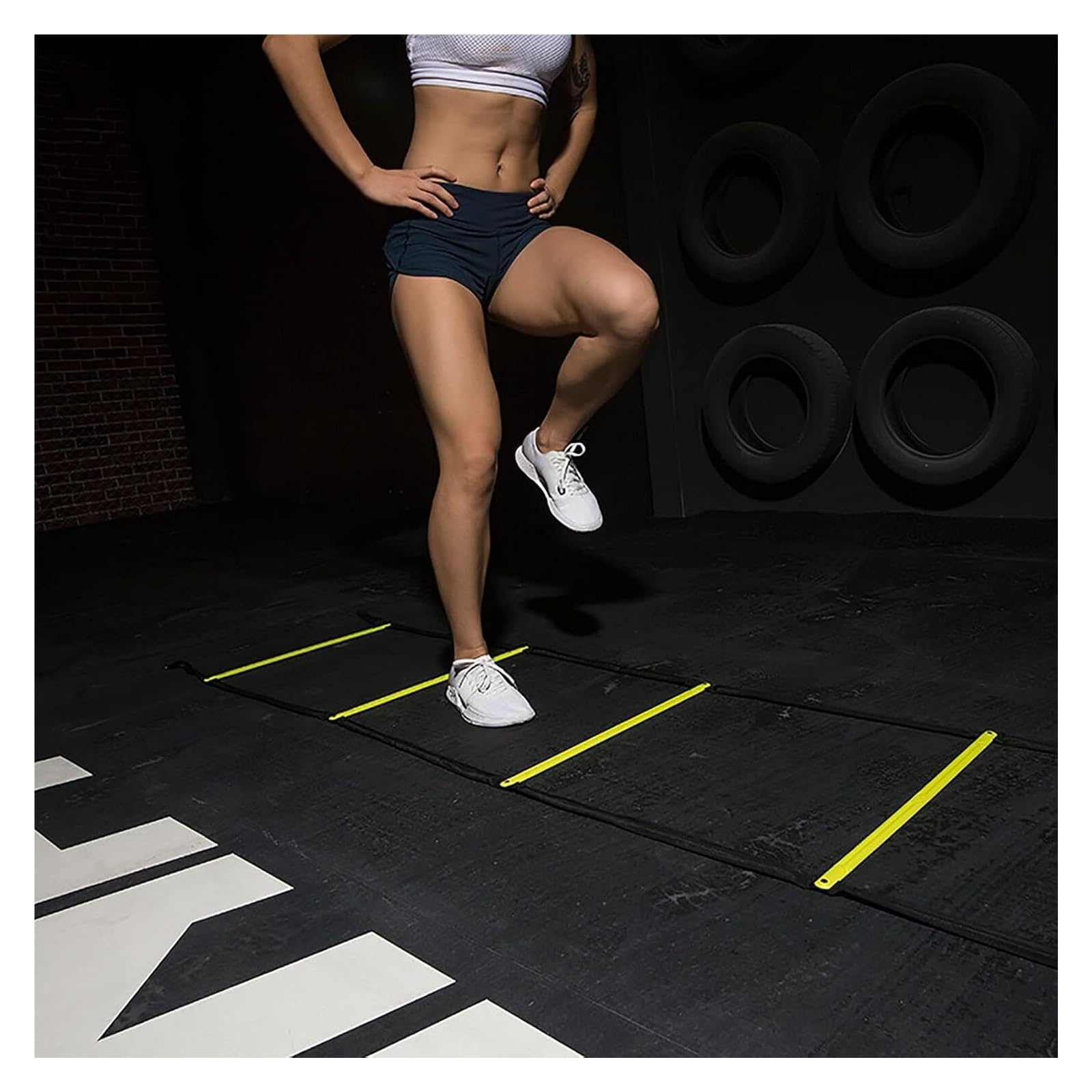 KEuLen Escalera de Agilidad, Escalera de Entrenamiento de Velocidad y Agilidad, Set de Entrenamiento Deportivo for Entrenamiento de Velocidad en fútbol.