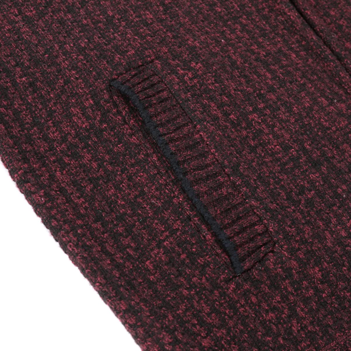 Allthemen Cardigan da Uomo con Cerniera con Colletto Rialzato Pollover Sweater Invernale Lavorato a Maglia