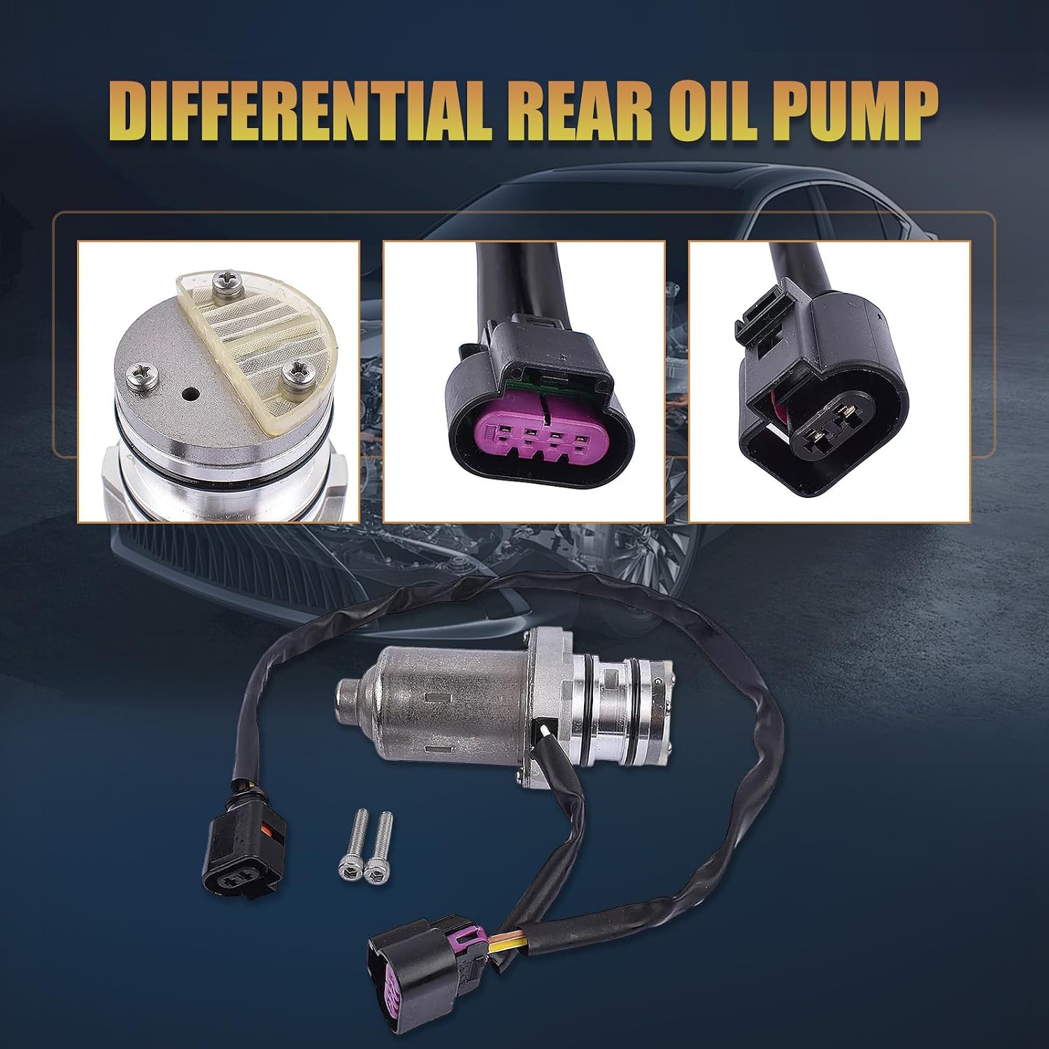 22766967 Differential Rear Oil Pump Fit for Cadillac SRX 2010-2016 XTS 2014-2019 for Buick Lacrosse 2011-2016 Regal 2014-2017 Aftermarket Part Replace OE 404029 22765779