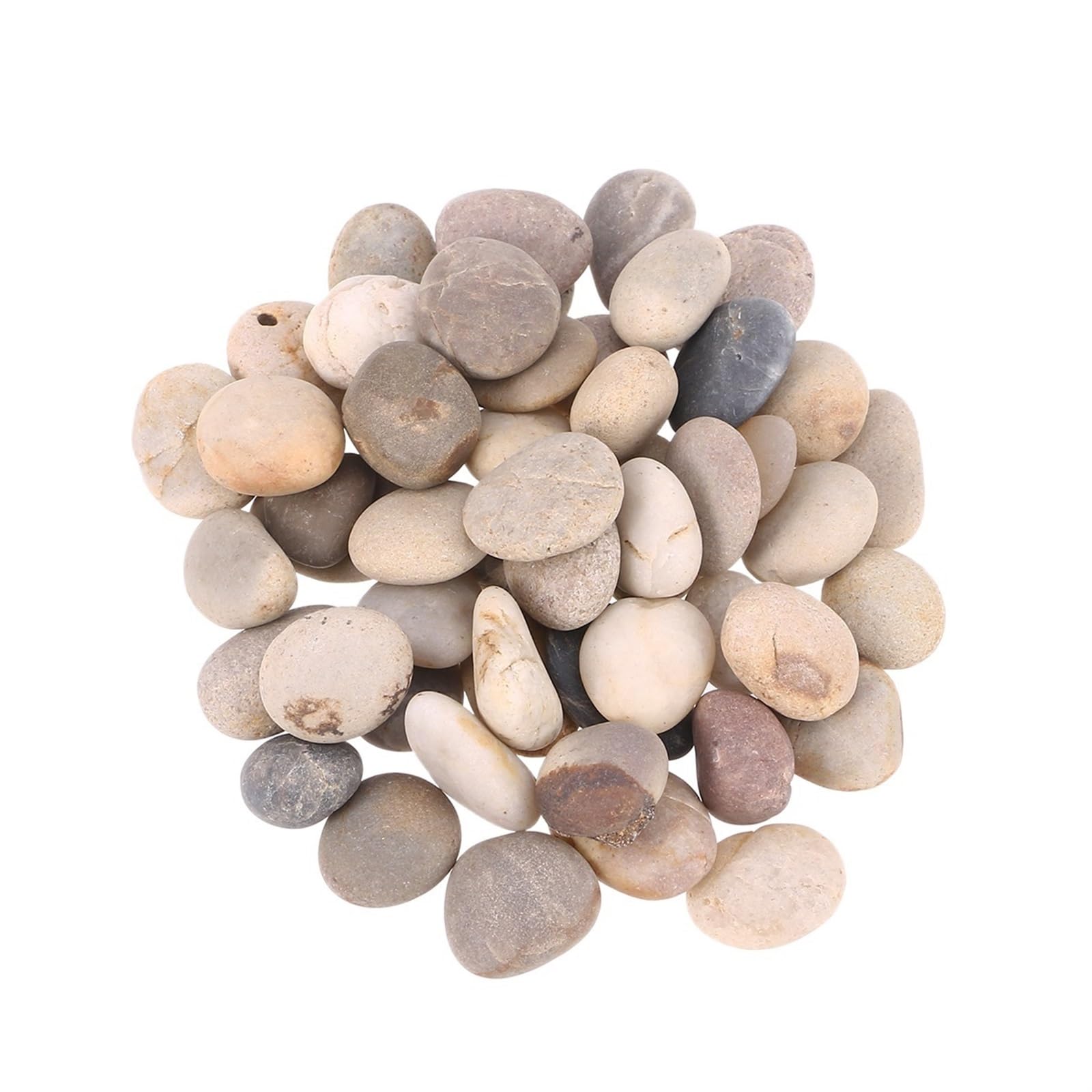 Ciottoli 50pcs Disegno Dipinto Rocce Pietre Cartone Animato Creativo Pietre Dipinte A Mano Fai da Te Lucidatura Ciottoli 1-3cm (Colore Misto)