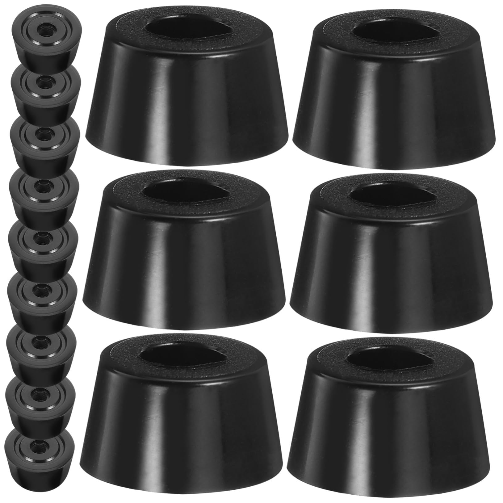 Operitacx 5 Ensembles Patins De Chaise Glisse Caoutchouc Lot Vibrations Et Protection des Sols pour Chaises De Bureau Et Mobilier Design Contemporain Et Installation Facile 50 Pièces * 5