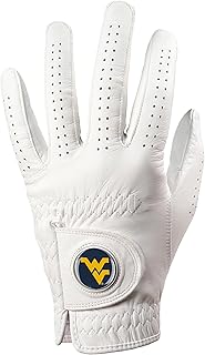 LinksWalker West Virginia Mountaineers - Cabretta Leather Golf Glove - M
