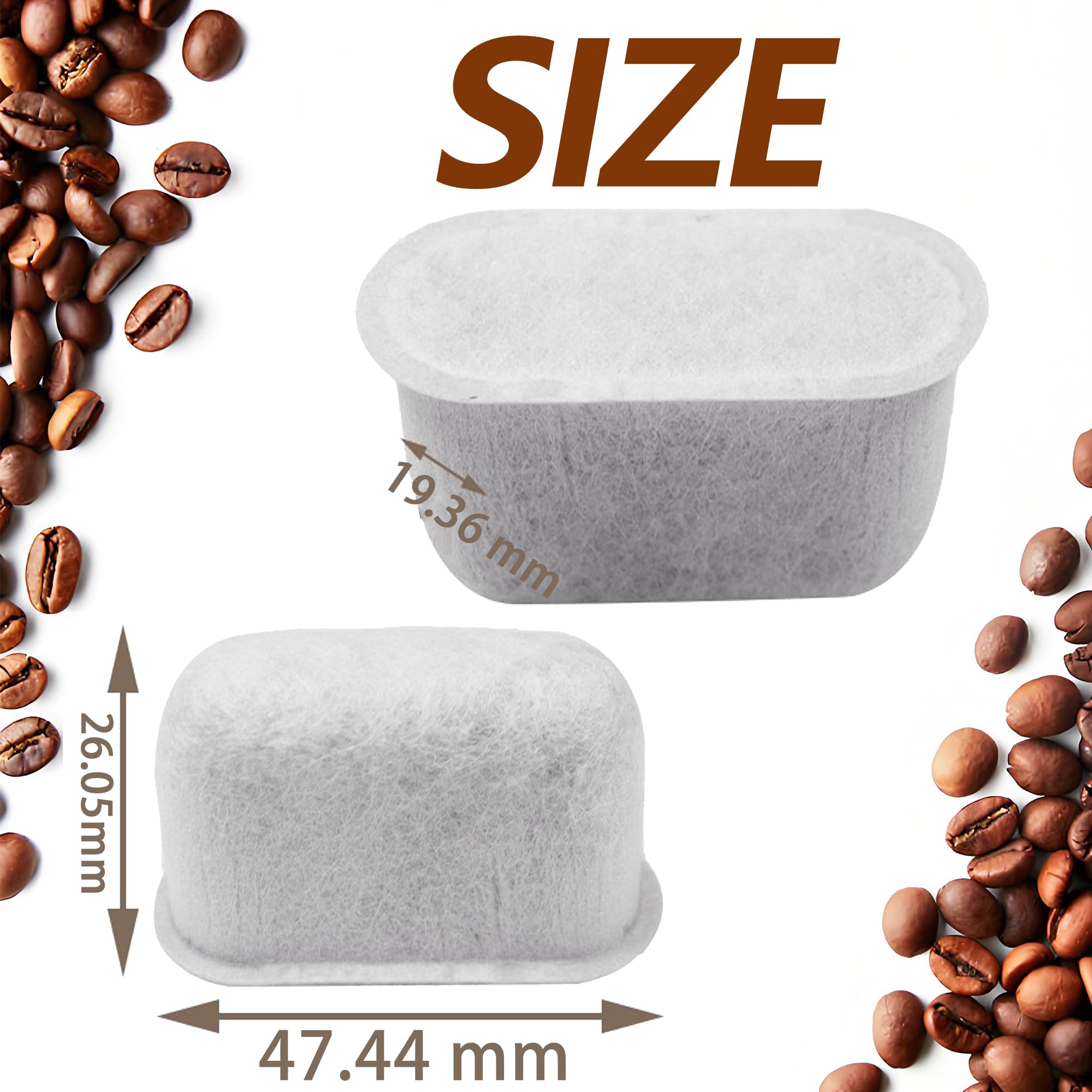 Pack De 15 Filtres à Eau Pour Machines à Café Cuisinart - Cartouches Charbon Actif Pour Un Café Pur Et Savoureux