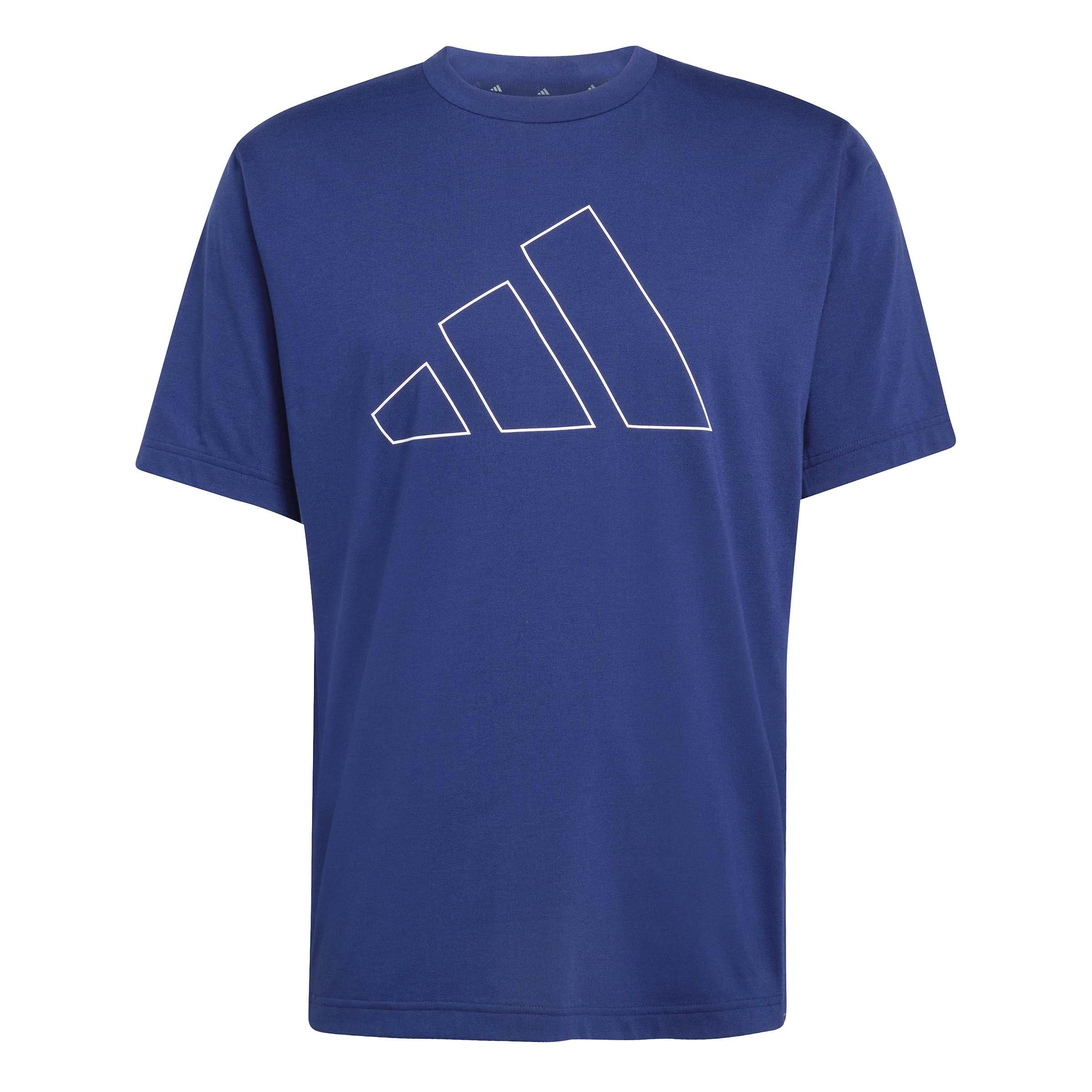 Adidas Mens Training Workout Essentials T-Shirt - Blue