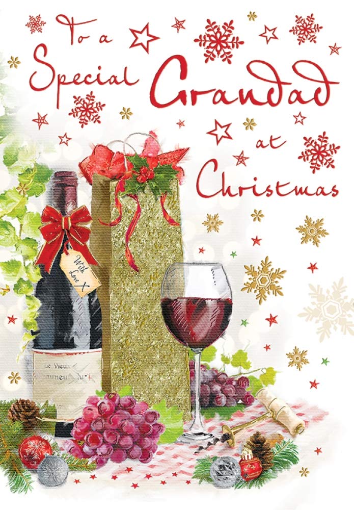 Carte De Noël Grand Grandad - 9 X 6 Pouces - Regal Publishing