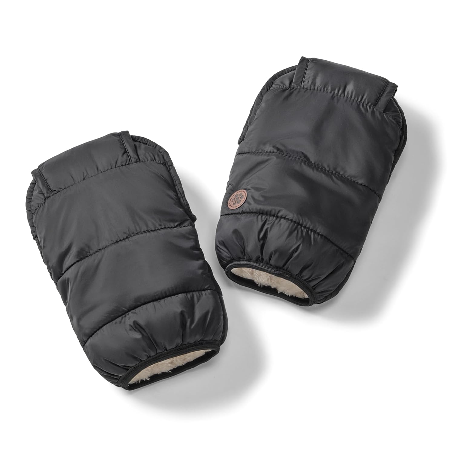 Bombi Bēbee V2 Lightweight Baby Stroller Bundle with Handmuff & Footmuff – Premium Vegan Leather, One-Hand Fold, All-Terrain Design, UV Protective Fabric, Cozy Accessories Included