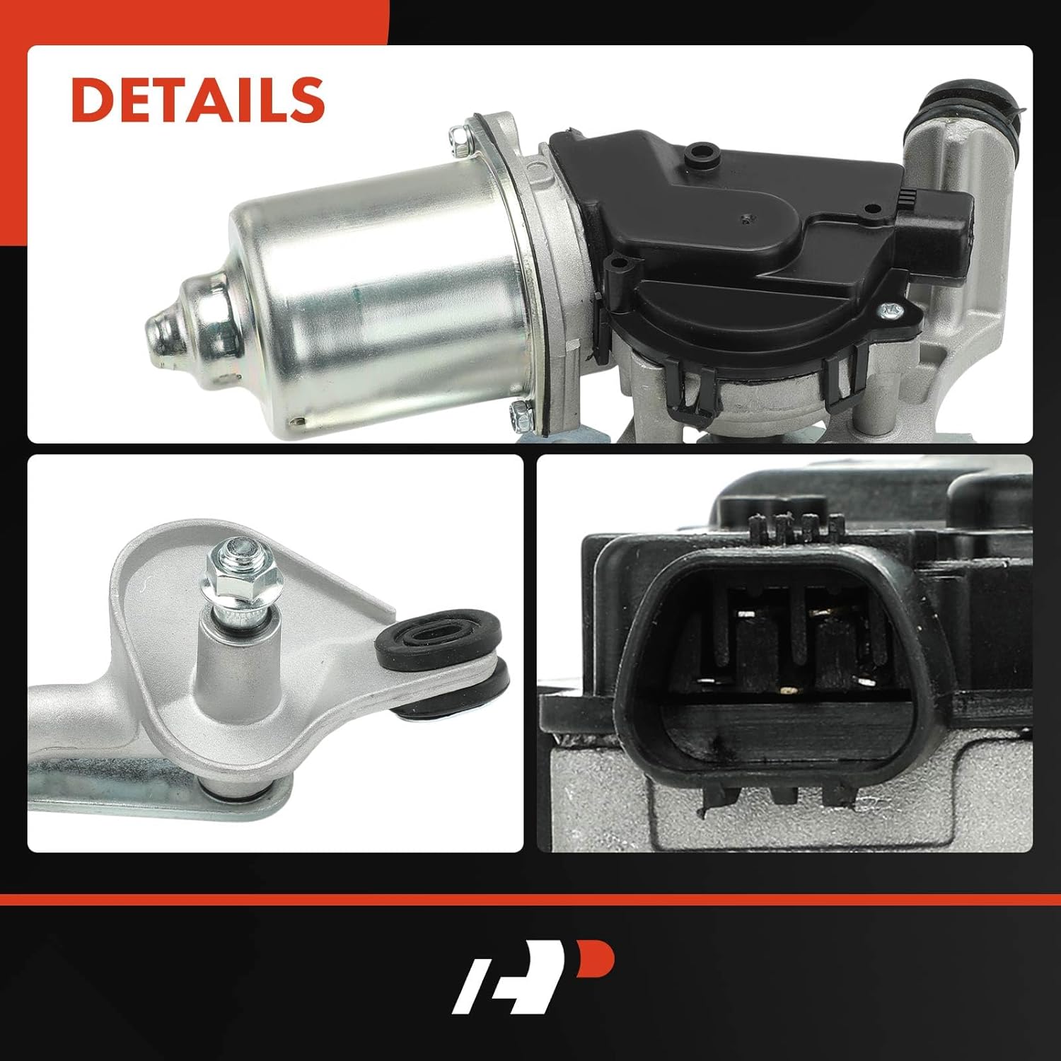 A-Premium Front Windshield Wiper Motor and Linkage Assembly Compatible with Toyota RAV4 2006-2012