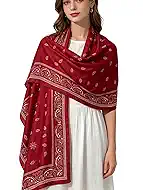 Large Silk Shawl Scarf for Women-Lightweight Satin Long Wrap Silky Fashion Neck Scarf Hijab Headscarf Sun Cover Shawl