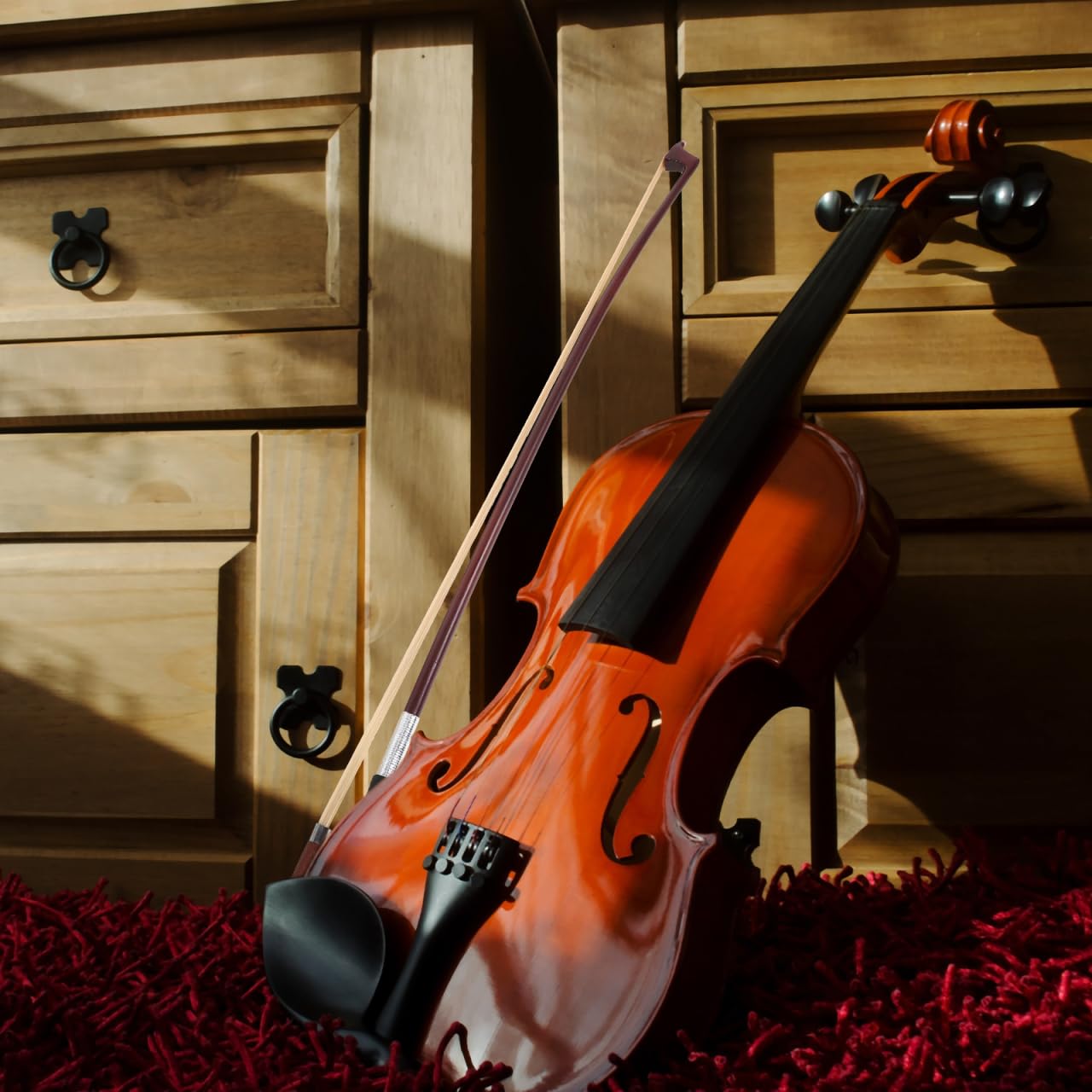 Vaguelly 1/4 Geigenbogen Aus Rosshaar Arbor Violinbogen Für Kleine Violine Übungsbogen Mit Hellem Klang Komfortablem Griff Und Mongolischem Pferdehaar Für Kinder Und Schüler