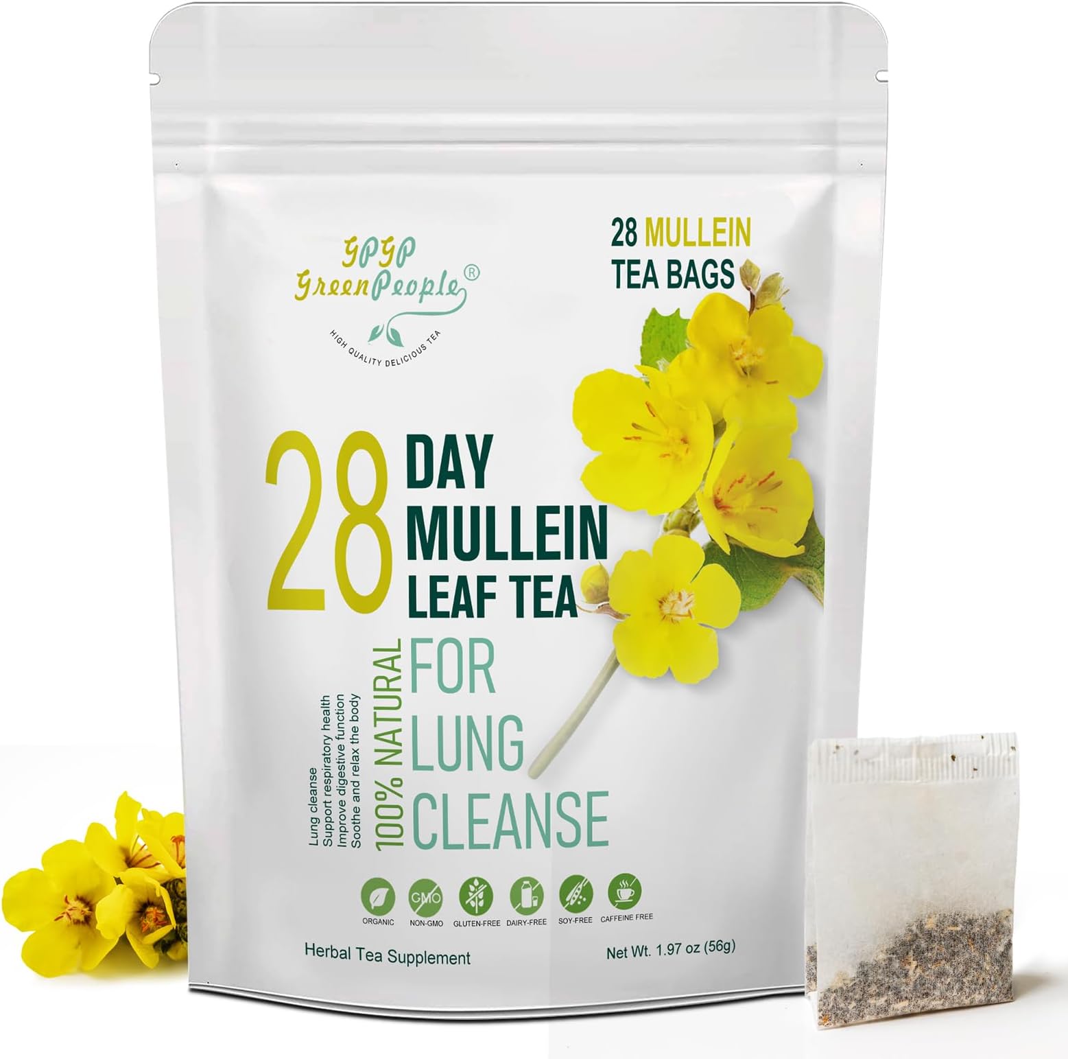 Mullein Leaf Tea (28Bags, 28, Count)
