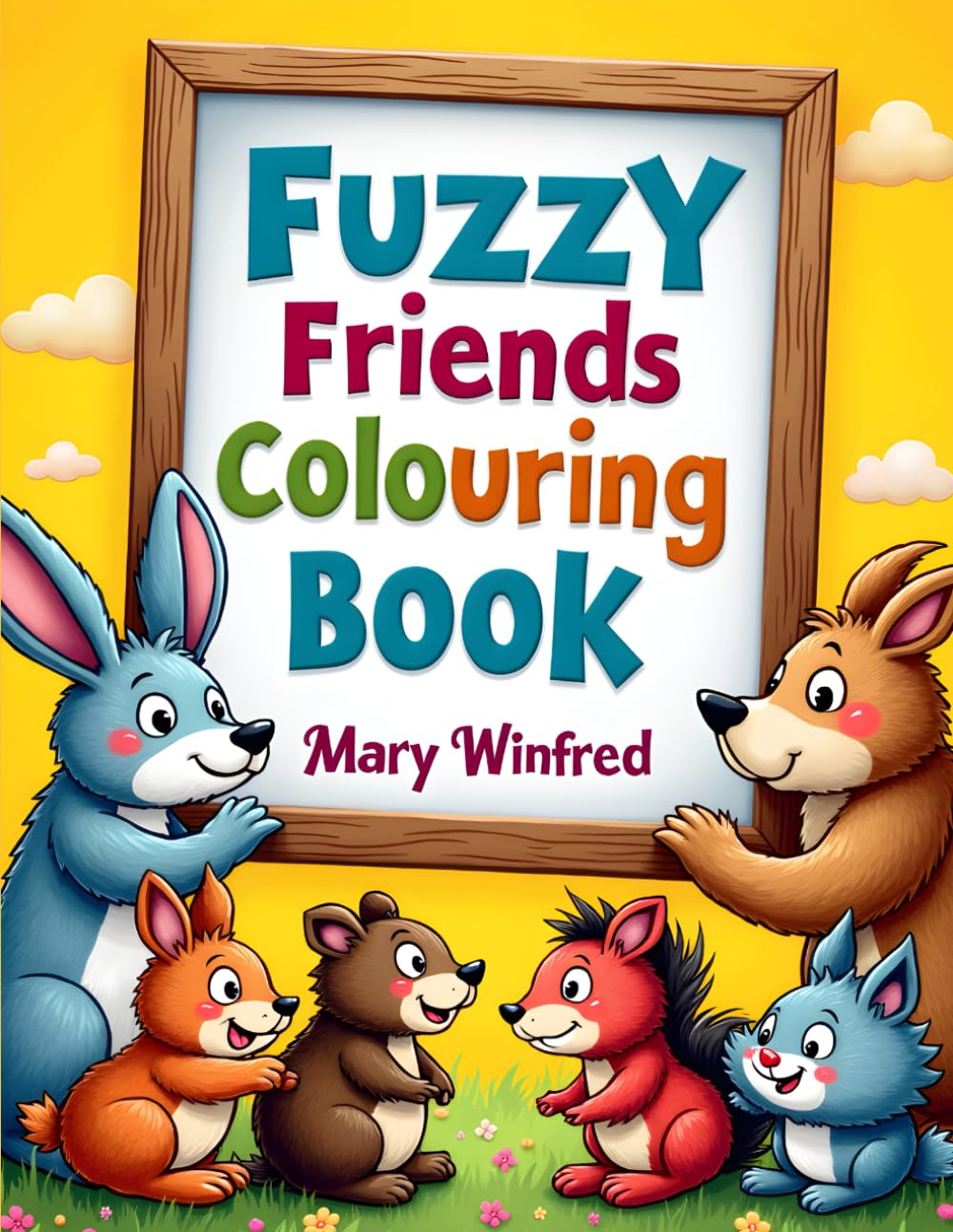 Fuzzy Friends Colouring Book