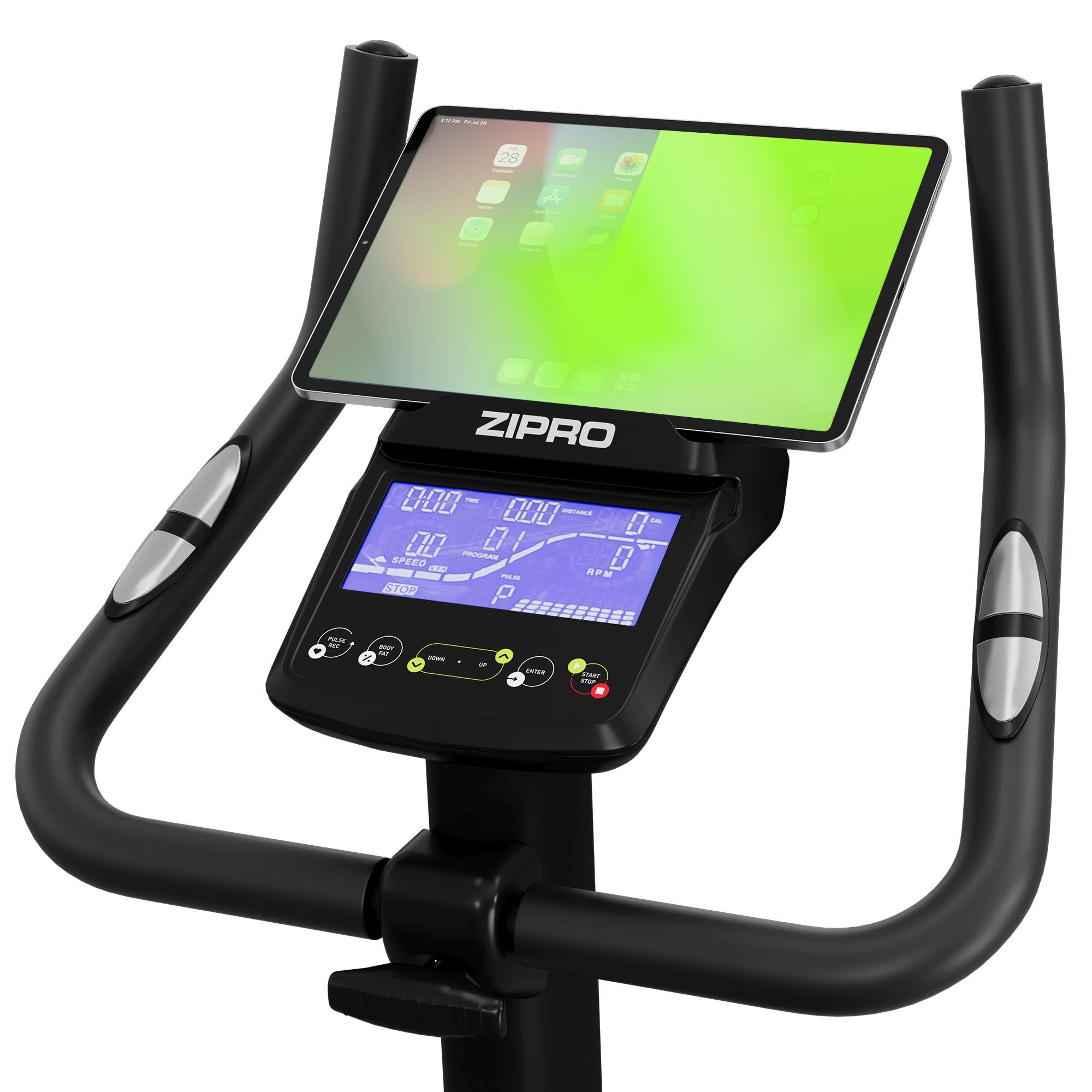 Zipro Cyclette Rave, Fitness Bike Ergometrico, Trainer Magnetico per Bicicletta, Ergometro fino a 120 kg, Bici da Interno, Cyclette per Allenamenti Domestici, Cyclette da Ciclismo con Cavo