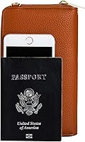 Vista 4 de Crossbody - Monedero para teléfono celular para mujer, monedero con soporte de muñeca para teléfono