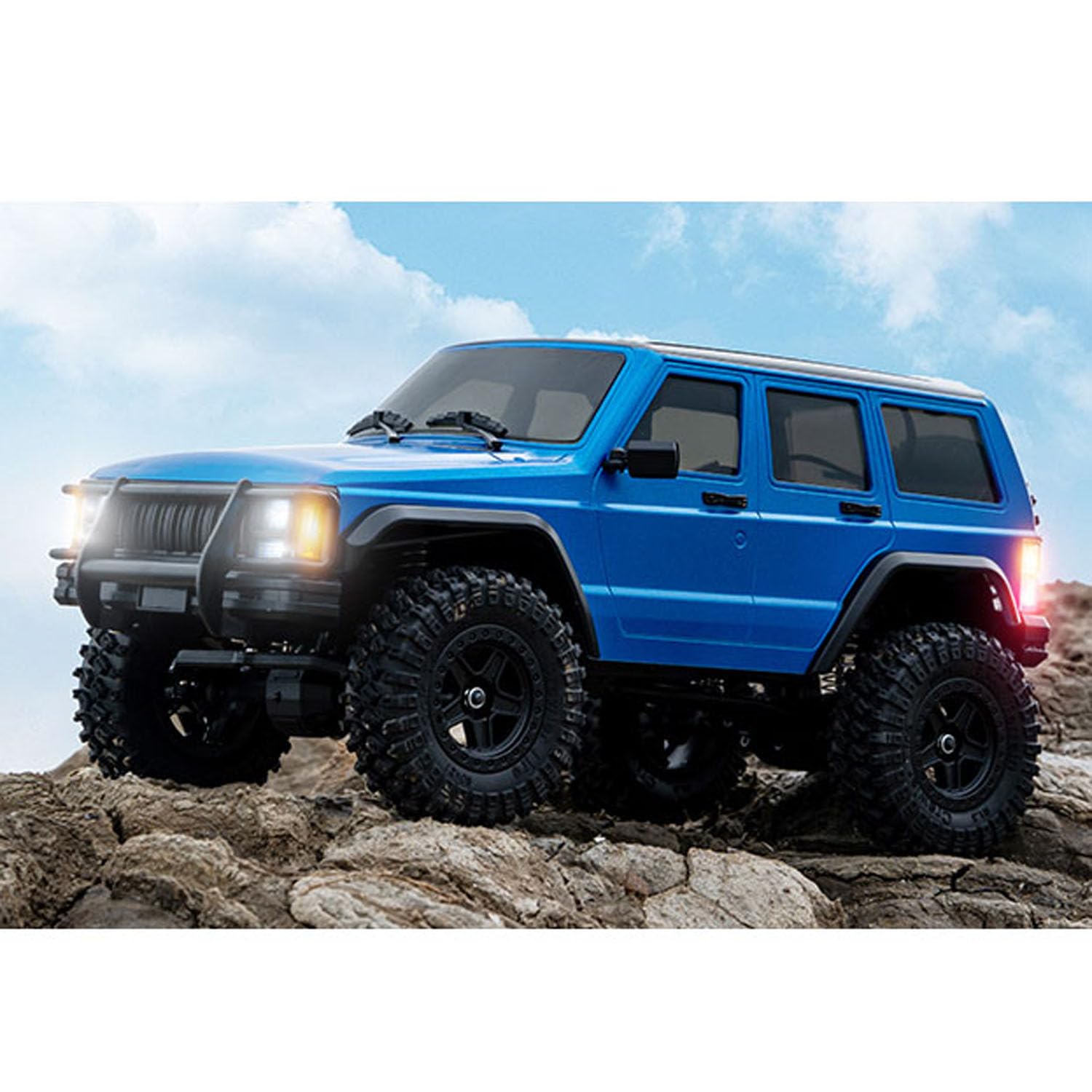 TOUCAN RC HOBBY 1/18 4x4 RC fuoristrada veicolo radiocomandato, crawler, modello C8809, 3 marce, motore a spazzola 370, 20-A-ESC, controllo 100 m, pronto all'uso come regalo speciale