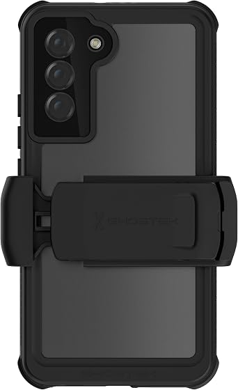 Ghostek NAUTICAL Galaxy S22 Plus Waterproof Case with Screen Camera Protector, Belt Clip Holster Heavy Duty Protective Full Body Phone Cover Designed for 2022 Samsung Galaxy S22+ 5G 6.6 inch Clear