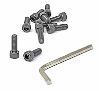 Vista 9 de iexcell Juego de 50 tornillos M4 x 20/25/30/35/40 de acero de aleación de grado 12.9, acabado de óxido negro