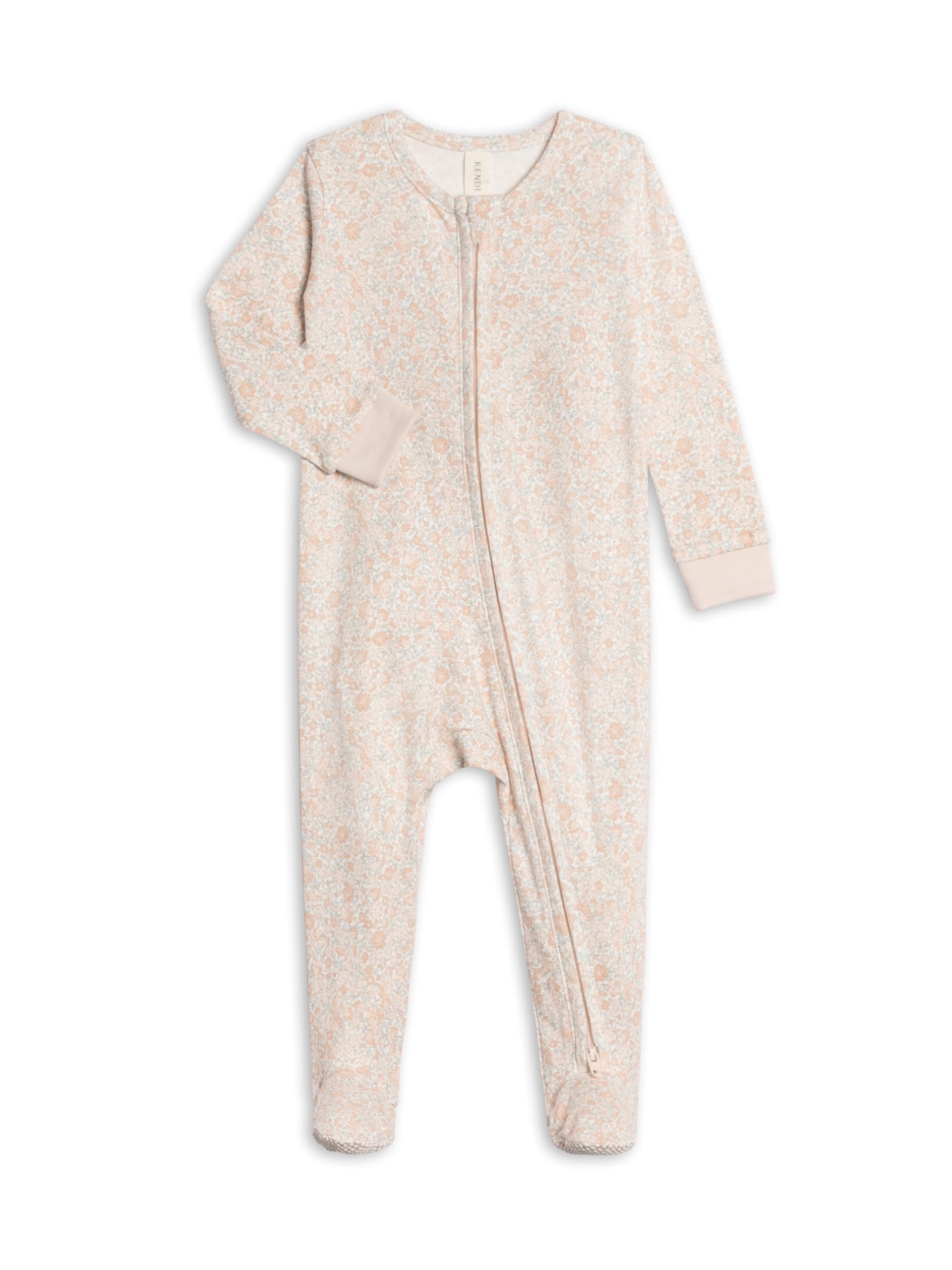 Colored Organics Baby Zip-Up Footed Sleeper with 2-Way Zipper - Organic Cotton Pajamas