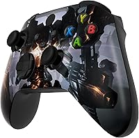 Vista 7 de eXtremeRate Carcasa de repuesto para controlador Xbox Series X y S - Da rienda suelta a tu estilo - Cubierta frontal blindada Mercenary