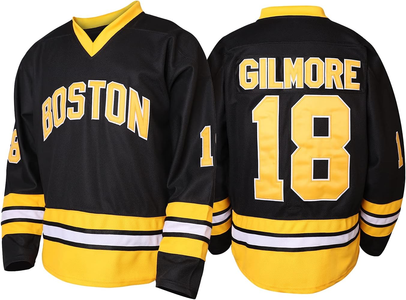 MESOSPEROHappy Gilmore 18 Boston Adam Sandler 1996 Movie Ice Hockey Jersey Mens S-XXXL Stitched