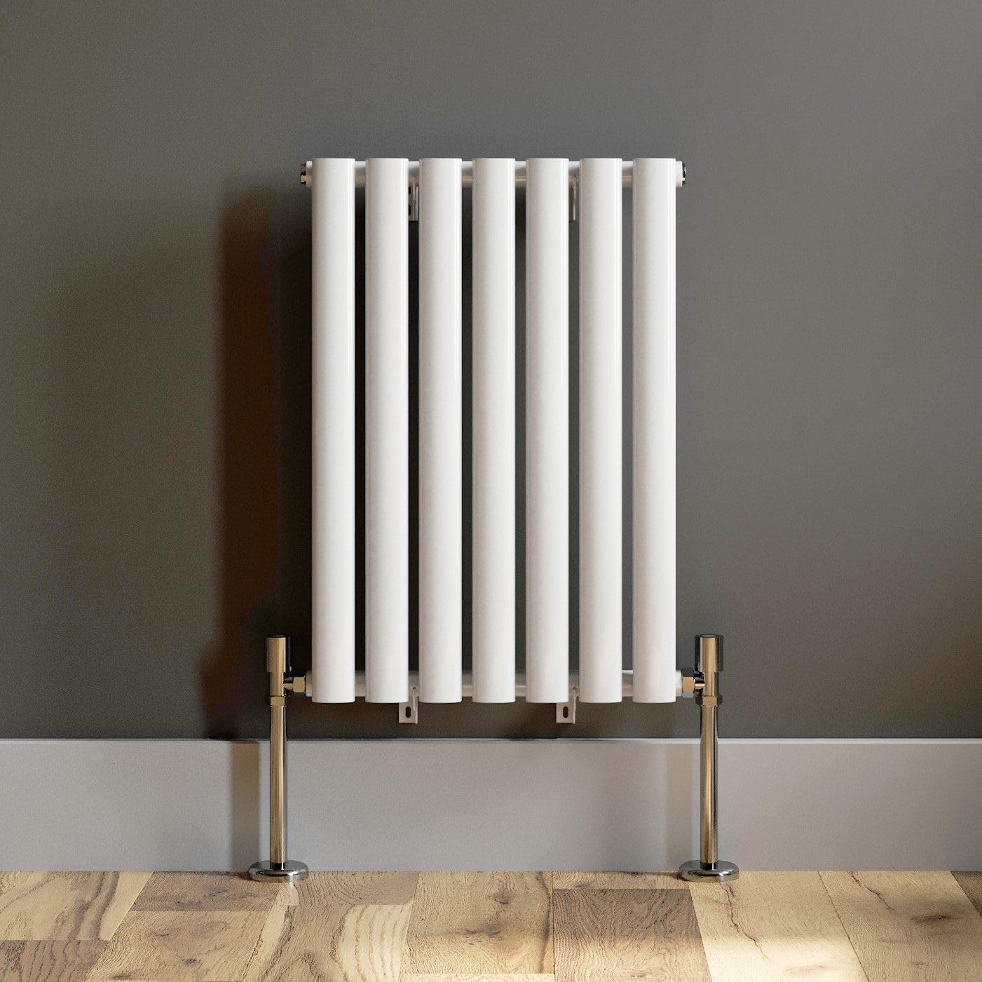 DURATHERM® 600 x 420mm White Horizontal Designer Radiator Single Column