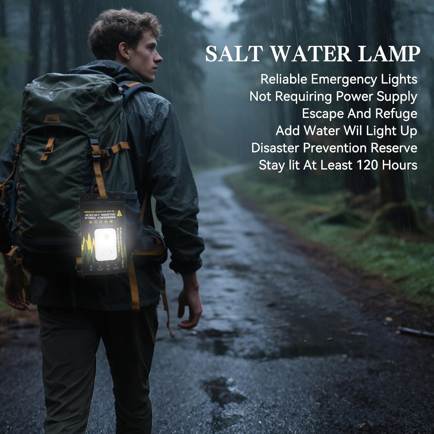 Led Camping Lantern,No Battery Emergency Lamp,Outdoor Lights,Lanterns for Power Outages,Suitable for Outdoor Activities, Night Fishing,Sustainable Recyclable Use for 120 Hours (1)