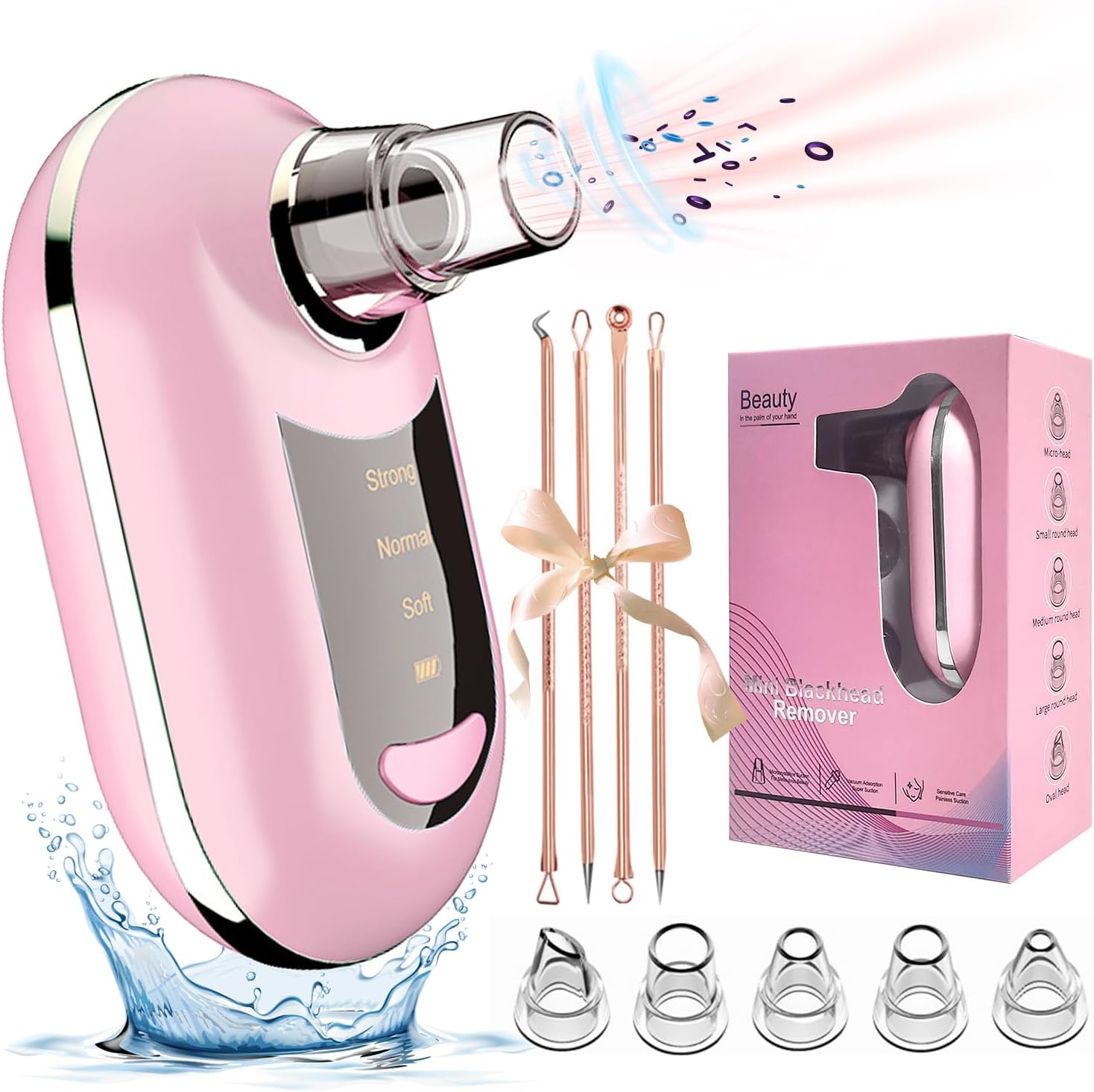 Blackhead Remover Vacuum Skin Tag Remover with Blackhead Remover Tool