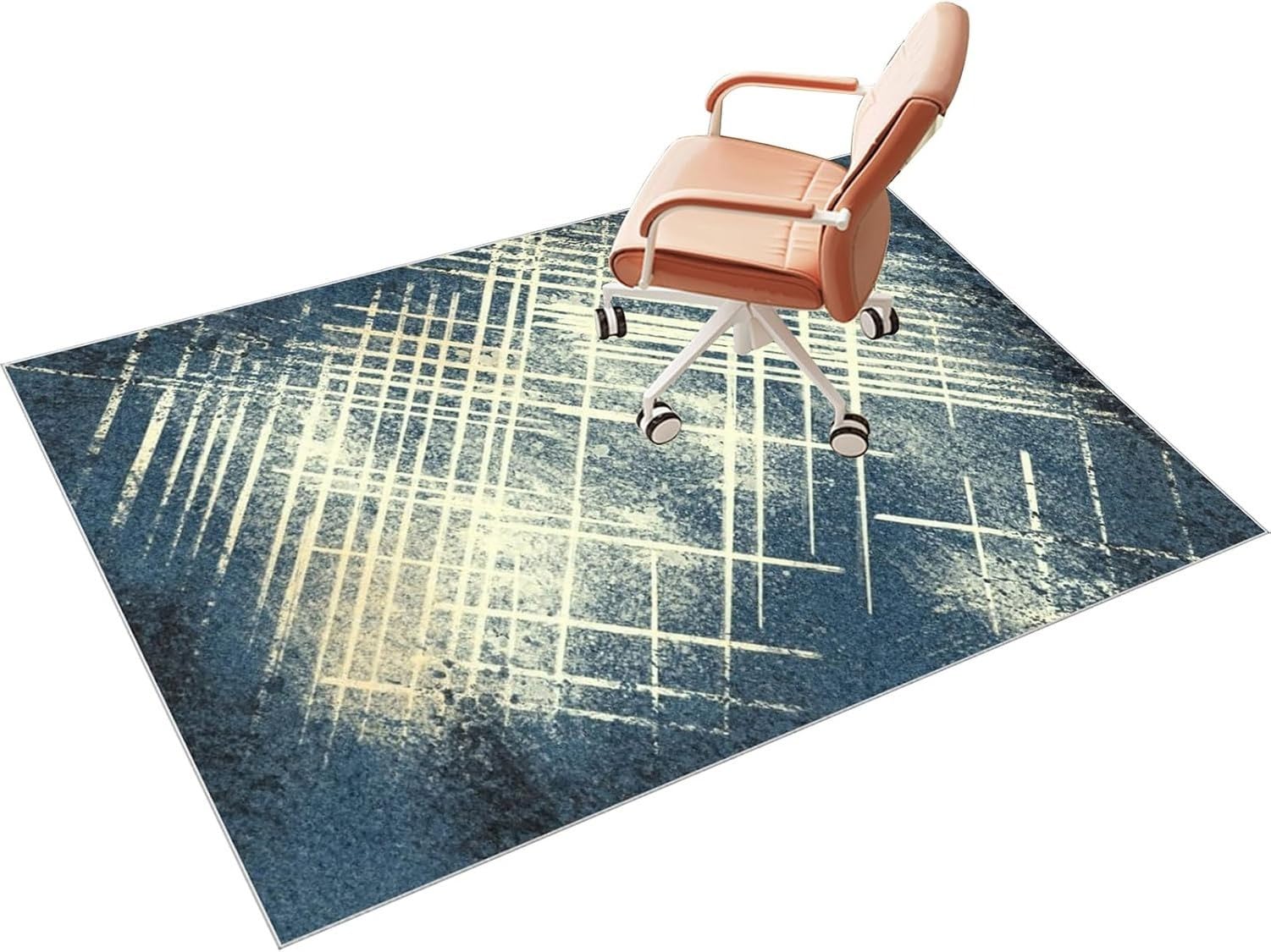 Tapis de Sol Protection Chaise de Bureau Sol Dur, Color-1598a, 110 x 120 cm