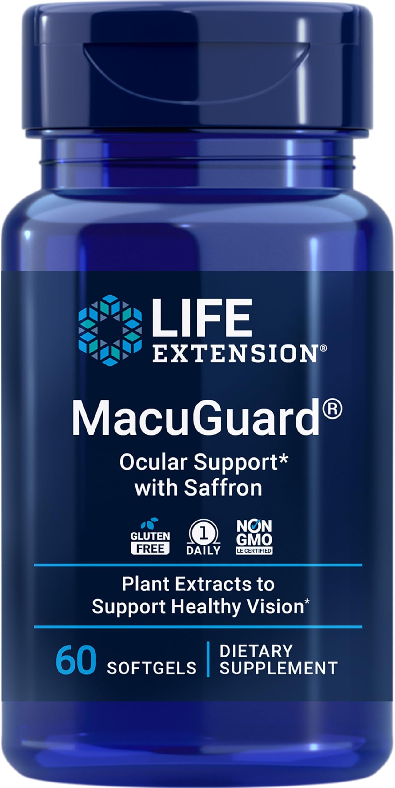MacuGuard Ocular Support with Saffron 60 softgels
