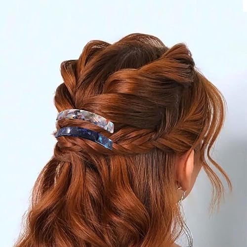 Miniatura 6 de Pinza para el cabello, 6 pasadores para mujer, accesorios para el cabello de concha de tortuga, pinzas para cabello grueso, cabello largo, uso