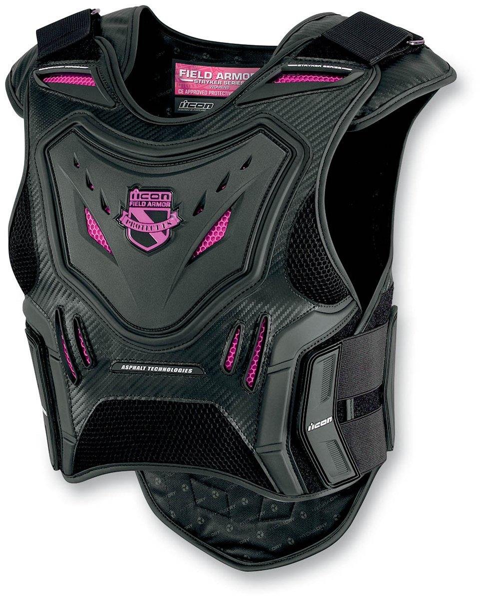 NEW ICON STRYKER WOMENS VEST, BLACK/PINK, SMALL/MEDIUM