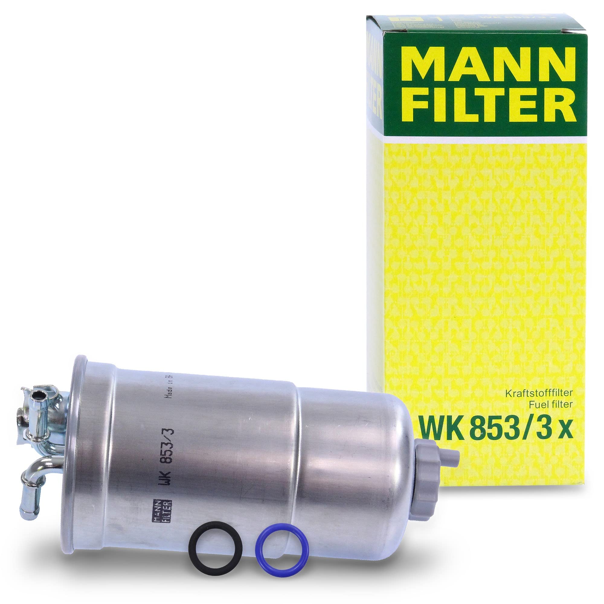 MANN-FILTER Inspektionspaket Filterset 1x Ölfilter, 1x Luftfilter, 1x Innenraumfilter, 1x Kraftstofffilter, 1x Ölablassschraube Kompatibel mit AUDI A4 B6 (8E2)(8E5)(8H7) A4 B7 (8EC)(8ED)(8HE)