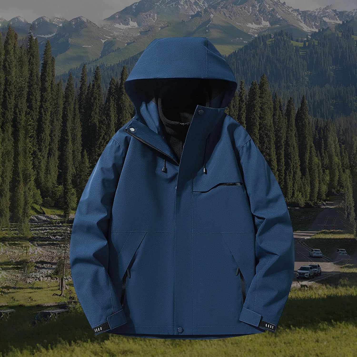 Women's Raincoats Lightweight Waterproof Windproof Windbreaker Rain Jackets Hooded with Pockets Cycling Travel Jacket