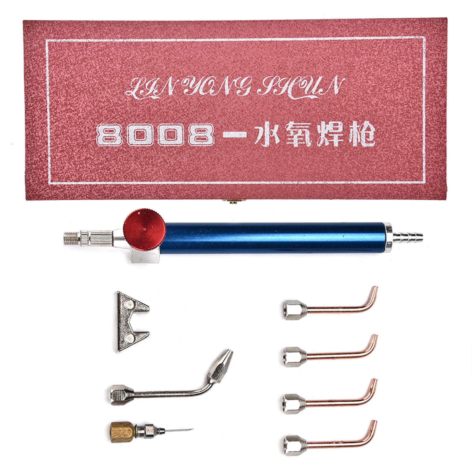 Pistola de Soldadura con Antorcha para Joyería, Kit de Antorcha para Joyeros, Antorcha de Oxígeno, Antorcha para Joyería, Pistola de Soldadura con 5 Puntas, Kit de Soldadura para