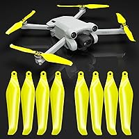 Vista 6 de Hélices sigilosas Master Airscrew para DJI Mini 3 Pro y Mini 4 Pro - Naranja, juego de 4 hélices