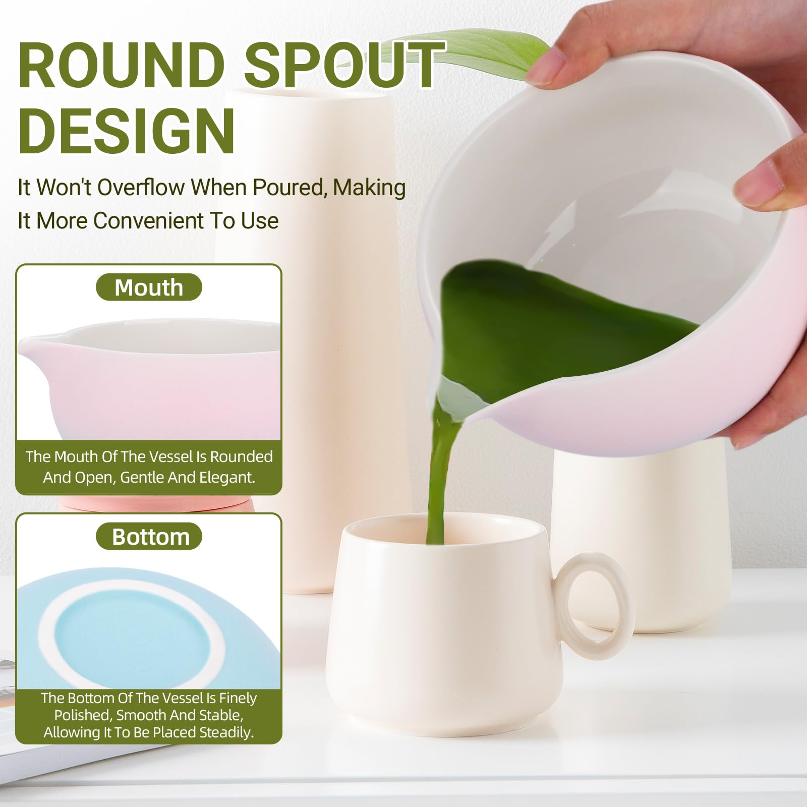 ZUSUZU 9 Pièces Matcha Kit Avec Dégradé De Couleur,comprenant Bol De Matcha, Support De Fouet à Matcha,Fouet à Matcha,serviette De Vaisselle Brodée,etc. –Set Cadeau Pour Les Amateurs De Matcha