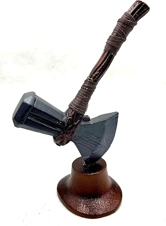Miniature Metal Thor stormbreaker Model for Desk Table Decorative 10" Brown