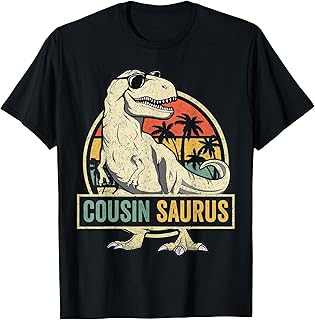 Cousinsaurus T Rex Dinosaur Cousin Saurus Boy Family T-Shirt