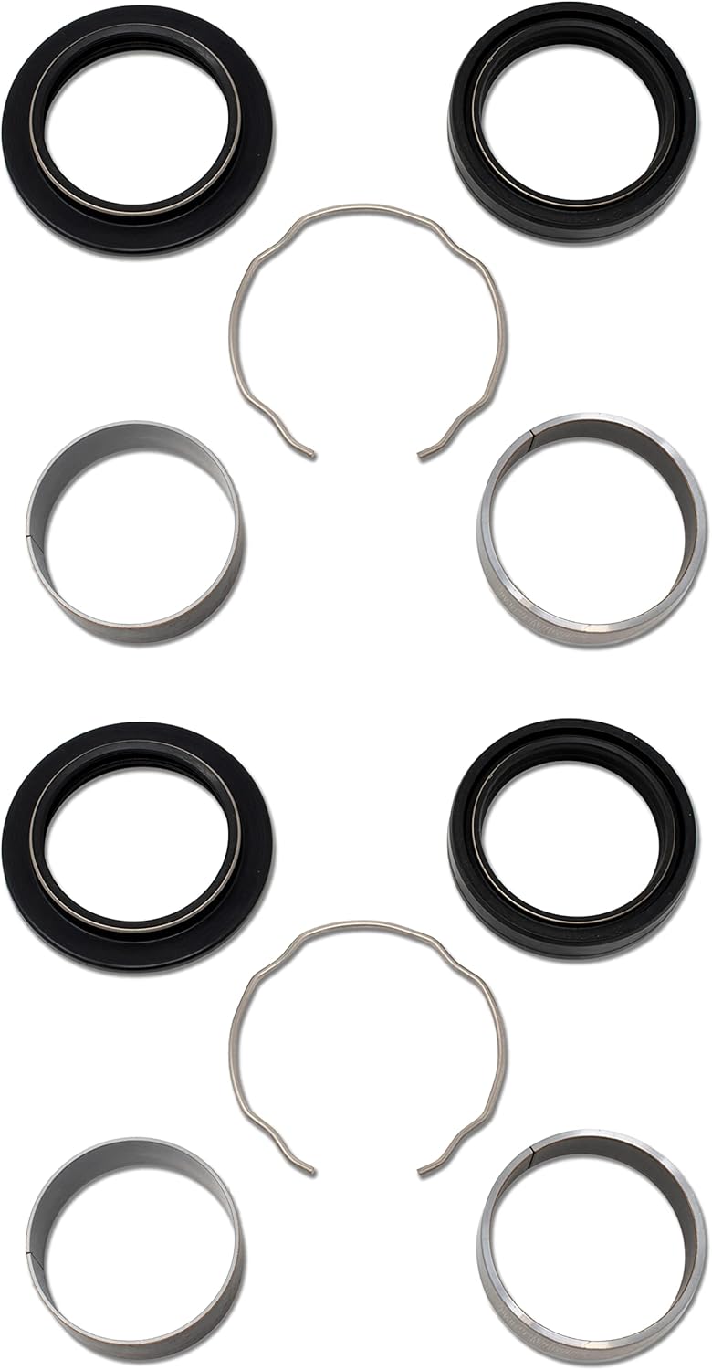 RW 0109-208 Front Fork Tube Rebuild Repair Parts Kit (Set of 2) Compatible with Suzuki