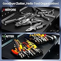 Vista 2 de 44 PCS Plier Organizer for Toolbox & Tool Drawer, Modular Desgin Plier Holders, Modular Toolbox Organizer System for Professional and DIY Mechanics