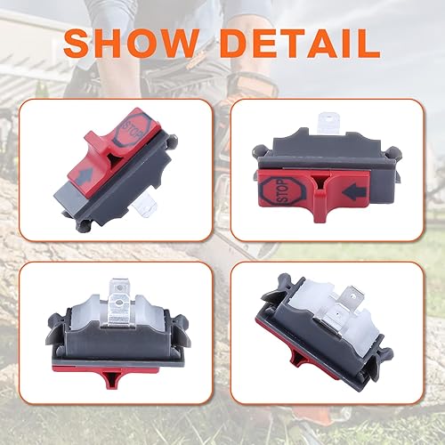 Miniatura 5 de Mtanlo Interruptor de encendido y apagado para motosierra Husqvarna 362 365 371 372 372xp NUEVO, interruptor de 10 piezas