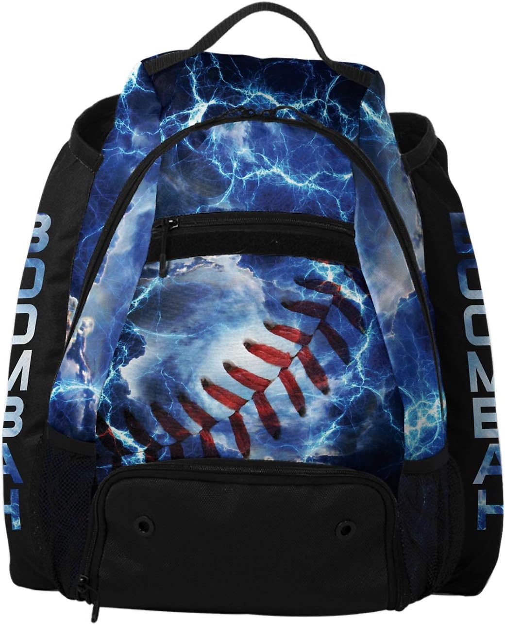 Boombah Prospect The Natural Bat Bag - 20.5" x 16" x 16" - Black/Red/White
