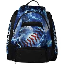 Boombah Prospect The Natural Bat Bag - 20.5" x 16" x 16" - Black/Red/White