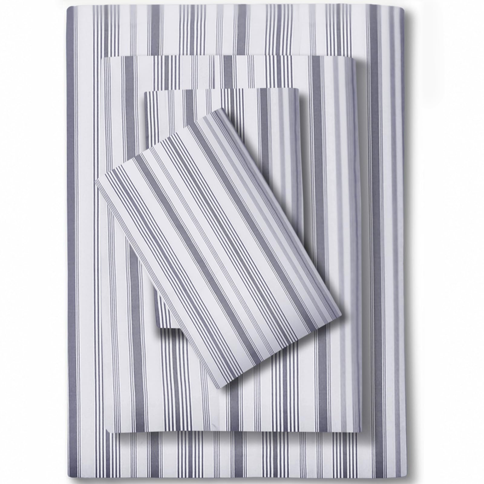Feather &amp; Stitch 100% Cotton Sateen 500 TC Full Size Bed Sheet Set