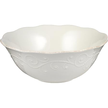 French Perle 12pc Plate & Mug Dinnerware Set In White