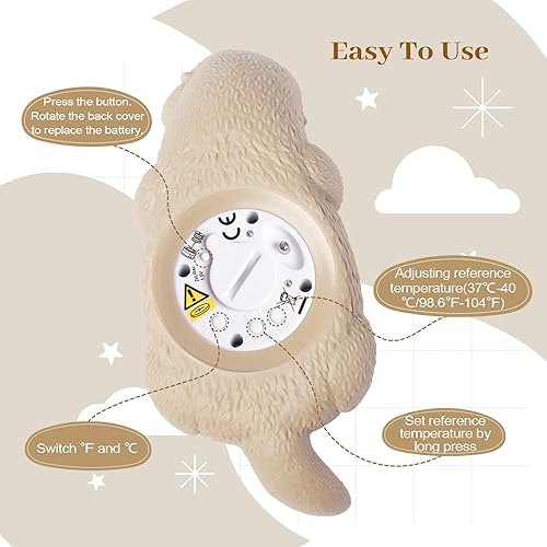 Miniatura 5 de Termómetro de baño para bebés Digtal Baby Water Termómetro para la medición de temperatura de la bañera, juguete flotante de baño para niños Safty