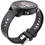 for Garmin Forerunner 645 Band, 245 Band, 20mm Replacement Strap Soft Silicone for Vivoactive 3